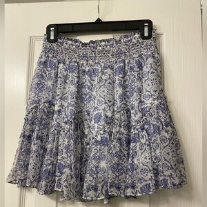 Intermix Yasmin Skirt in Blue-med